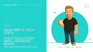 1-9-2026 - Your First AI Tech Stack
