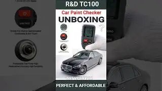Unboxing R&D TC100 Car Paint Thickness Gauge | Best Budget Paint Checker 2025