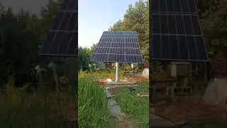 solar tracker after pv modules instalation #shorts #solar #tracker