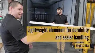 US Cargo Control Adjustable Aluminum Shoring Beam with Easy-Release Ends | Extends from 92
