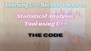 Statistical analysis tool using C++ - Code | @ExcitedNuclei