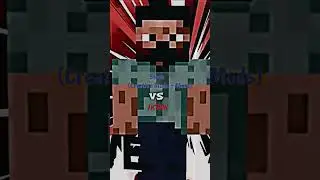 Steve ( Creative Mode + Mods) vs Fiction - Part 1 #1v1 #minecraft #minecraftsteve