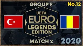 Turkey vs Romania | UEFA EURO Legends | Group F Match 2 | PES 2021 Simulation