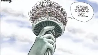 Two Versions of America. At stake: Our Nation&rsquo;s Soul (The New Colossus by Emma Lazarus)