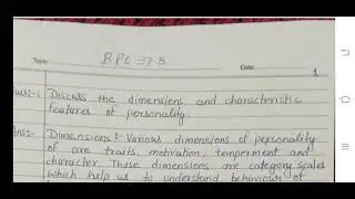 BPC 5 Ignou Solved Assignment