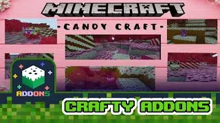 A CANDY WORLD FULL OF FLAVOR AND ADVENTURE! ( Addons / Skins / Maps for MCPE )
