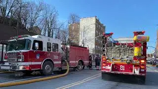 FDNY Bronx Box 3000 Mutual Aid to Yonkers 4th Alarm Caryl Street