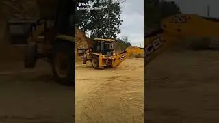 Big jcb Stunt Video Big Ballast Jcb got Accident jcbvideo l jcb Stunt #Shorts