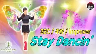 Stay Dancin' Line Dance 👉쉽고빠른스텝설명 👈
