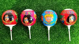Satisfying video Asmr Lollipops candy and chocolate Gummy candy Unboxing video 