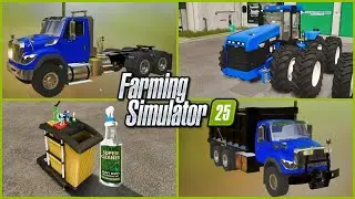 Farm Sim News - International Workstar Semi , Ford 9880 4WD, & Cleaning Cart! | Farming Simulator 25