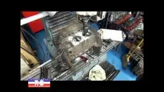 Drilling the VW Block for Case Savers - Fianlly, CNC Precision