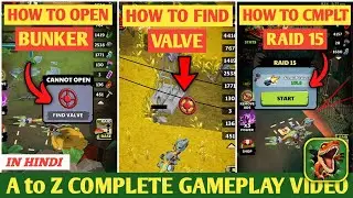 How to open the BUNKER & How to find the VALVE & How to complete the RAID 15 [RAPTOR EVOLUTION] 