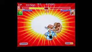 Super Street Fighter II X: Grand Master Challenge PC on Dell 32 Curved Gaming Monitor S3220DGF