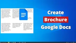 How to Create a Brochure in Google Docs