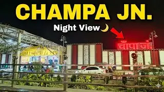 Beautiful Night View of Champa Junction (CPH) | Janjgir-Champa