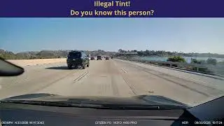 Illegal Window Tint Leads to Traffic Enforcement