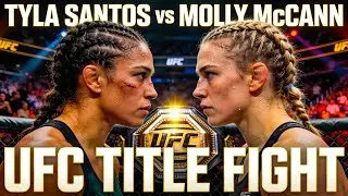 Tyla Santos vs Molly McCann | UFC Women&rsquo;s Bantamweight Title Fight | TKO Finish