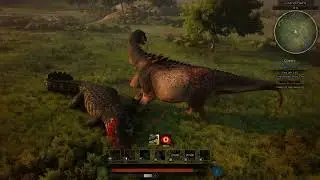 Tc Ampelosaurus fighting compilation -Path of Titans