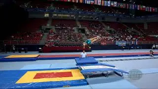 WARD Kira (AUS) - 2017 Trampoline Worlds, Sofia (BUL) - Qualification Double Mini Routine 1