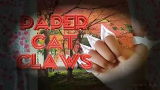 Paper Cat Claws/How To make Paper Cat Claws/Weapon Art & Craft
