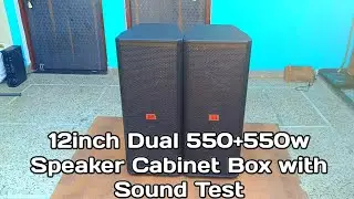 12inch Dual Speaker Top🔥2024|| 550+550Watt New Column Top 12inch | with Sound Test Full Video