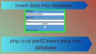 How to Insert Form Data into Database using PHP | MySQL |