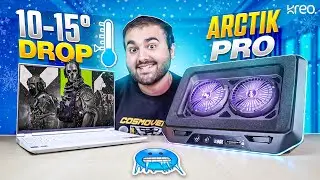 Does Cooling Pad Makes Sense ?? 🤔 - KREO Arctik Pro Laptop Cooler