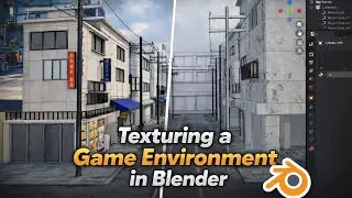 How to Texture a Game Environment in Blender (Beginner to Pro)