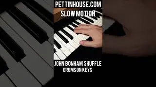 How to Play John Bonham Shuffle Drums on Keyboard #kontaktlibrary #pettinhouse #drums