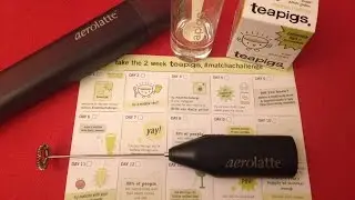 teapigs #matchachallenge unboxing