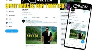 Split Images For Twitter in Photoshop | Photoshop Tutorial | PixaVector