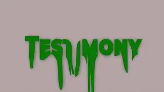 3D Dripping Liquid Testimony Effect by elijagod