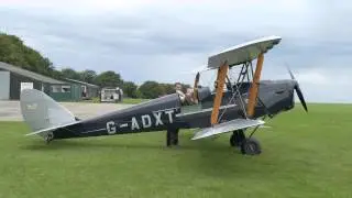 Harvard & D H Tiger Moth At Compton Abbas Airfield On Saturday 22nd August 2015