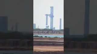 Starship Launch Tower Chopsticks Lifts Booster Off of Orbital Launch Mount