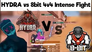 HYDRA vs 8bit 4v4 fight in TEC SCRIMS TOURNAMENT || Danger Next level Igling and GamePlay