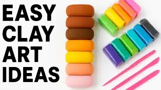 Easy Clay Art Ideas You Must Try | For kids | Super Clay | Air Dry Clay😍✨
