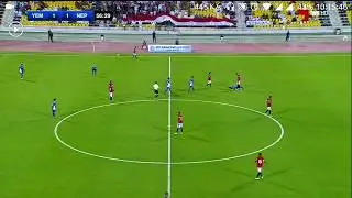 Nepal Vs Yeman AFC Cup Qualifier Football Match (Nepal in Blue)