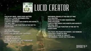 DIVINITY - The Immortalist - Lucid Creator [Lyrics & Artwork]