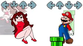 FNF Spooky Battle with Super Mario Characters | Friday Night Funkin' Animation