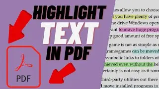 Как выделить текст в PDF-файле на компьютере/ноутбуке/ПК &mdash; 2 простых метода [браузер Microsoft Ed...