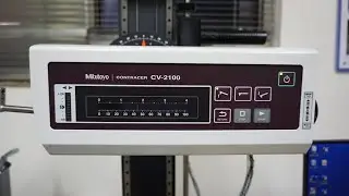 Tutorial Penggunaan Contracer Mitutoyo CV-2100 , cara pakai alat ukur contour permukaan benda