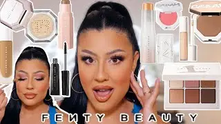 FULL FACE OF FENTY BEAUTY *NEW EAZE DROP BLUR STICK FOUNDATION* ALMA RIVERA