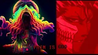 PAIN IS GOD - epic dance music, EDM, intense beats, fractal images, wild images
