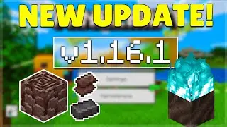 MCPE 1.16.1 UPDATE RELEASED! Minecraft Pocket Edition NETHERITE Fixed!