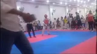 teakmando fight in ambala i am red 🔴 i am not happy😞😢 but i am happy😁😁😁😊 for 🥈 solver madel(3)