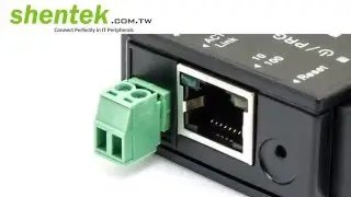 1 port Serial RS232 RS 232 Industrial Device Server Over IP Ethernet shentek 11009