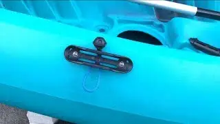 Solid & Stiff Scotty Paddle Clip Mounting For Kayak