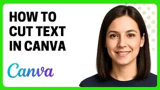 Как вырезать текст в Canva