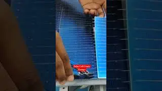 Crack Cell Change / Module Rework / #education #machine #factory #solar #solarsystem #automobile #yt